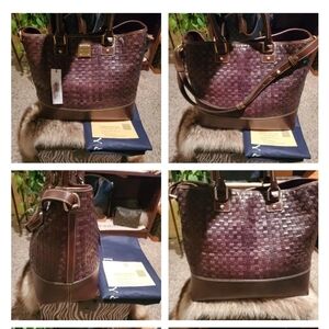 Dooney And Bourke Woven Shopper Tote